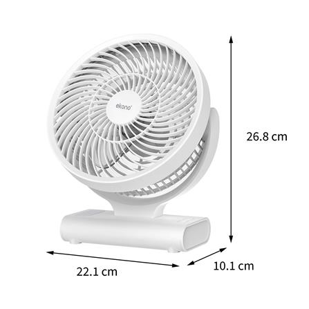 พัดลมพกพา 8 นิ้ว EKONO EK-PTB01 สีขาว_11