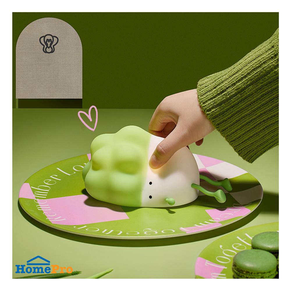 ไฟตั้งโต๊ะ LED MOFII CABBAGE 0.5 วัตต์ สีขาว/เขียว