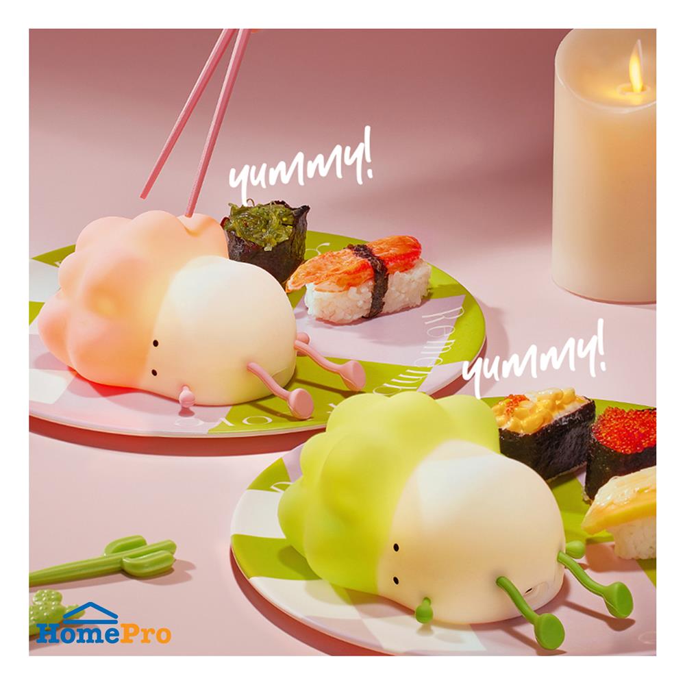 ไฟตั้งโต๊ะ LED MOFII CABBAGE 0.5 วัตต์ สีขาว/เขียว