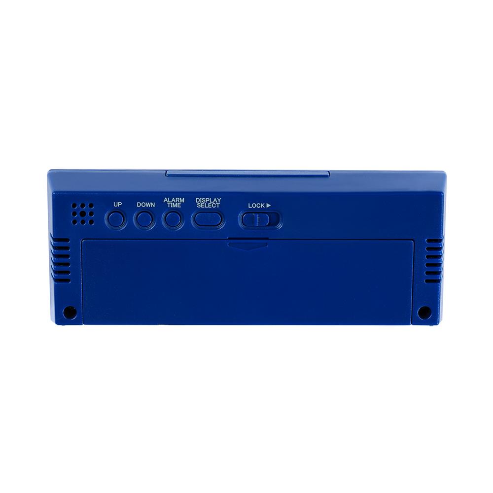 นาฬิกาตั้งโต๊ะ SEIKO CLOCKS QHL099L 1.8X4.8 นิ้ว สีน้ำเงิน