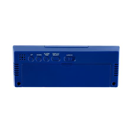 นาฬิกาตั้งโต๊ะ SEIKO CLOCKS QHL099L 1.8X4.8 นิ้ว สีน้ำเงิน_4