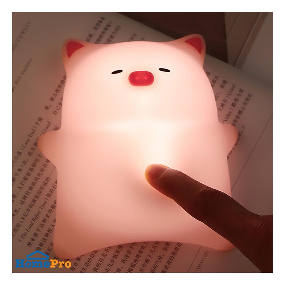ไฟตั้งโต๊ะ LED MOFII LYING PIG 0.5 วัตต์ สีชมพู