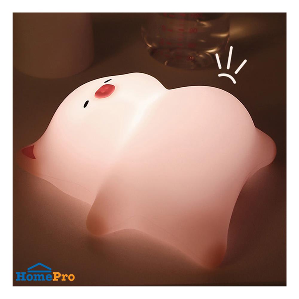 ไฟตั้งโต๊ะ LED MOFII LYING PIG 0.5 วัตต์ สีชมพู