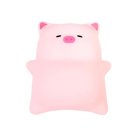 ไฟตั้งโต๊ะ LED MOFII LYING PIG 0.5 วัตต์ สีชมพู_0