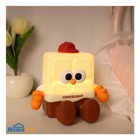 ไฟตั้งโต๊ะ LED MOFII CHOCOLATE 0.5 วัตต์ สีขาว/น้ำตาล_1