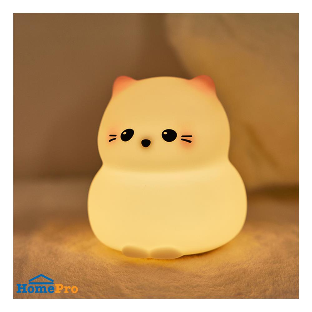 ไฟตั้งโต๊ะ LED MOFII GUARDIAN KITTY 0.5 วัตต์ สีขาว
