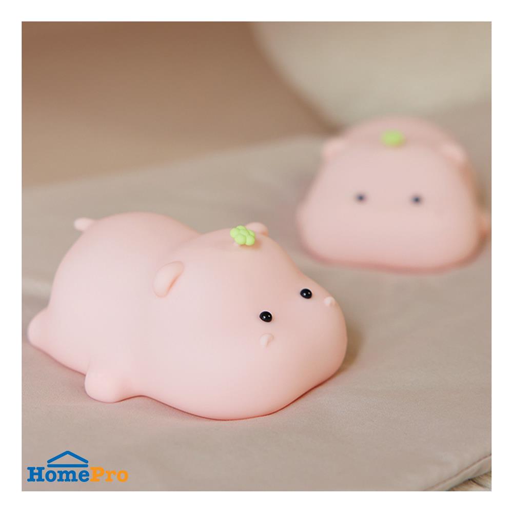 ไฟตั้งโต๊ะ LED MOFII BABY HIPPO 0.5 วัตต์ สีชมพู