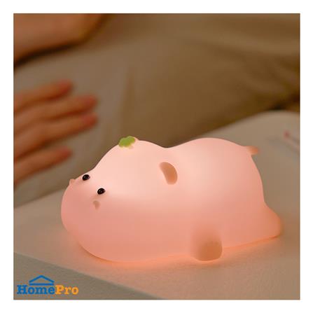 ไฟตั้งโต๊ะ LED MOFII BABY HIPPO 0.5 วัตต์ สีชมพู_3