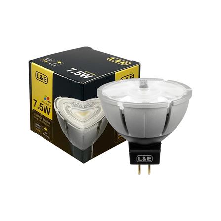 หลอด LED L&E MR16/PAR DIM 12V 24D 7.5 วัตต์ WARM WHITE GU5.3_4