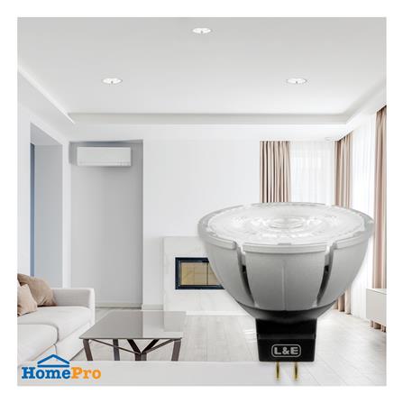 หลอด LED L&E MR16/PAR DIM 12V 10D 7.5 วัตต์ COOL WHITE GU5.3_5