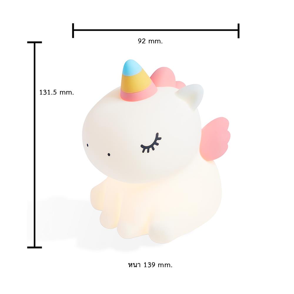ไฟตั้งโต๊ะ LED MOFII SITTING UNICORN 0.5 วัตต์ สีขาว