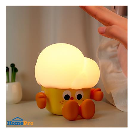 ไฟตั้งโต๊ะ LED MOFII POPCORN 0.5 วัตต์ สีขาว/เหลือง_1