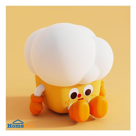 ไฟตั้งโต๊ะ LED MOFII POPCORN 0.5 วัตต์ สีขาว/เหลือง_3