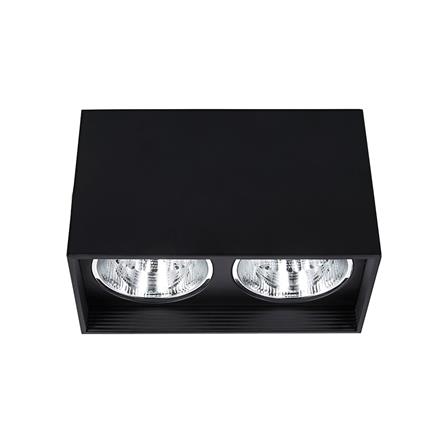 ดาวน์ไลท์ BEC SS404-2L 10.5 นิ้ว สีดำ เหลี่ยม_0