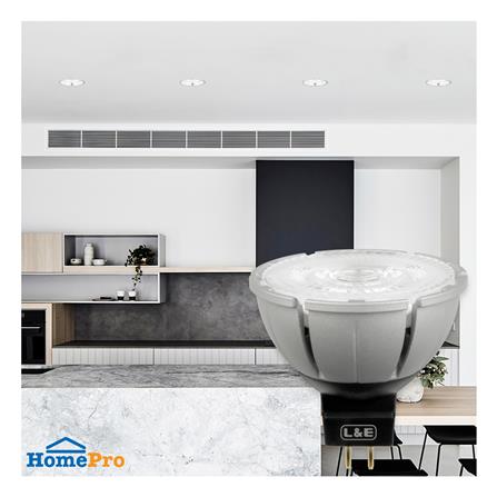 หลอด LED L&E MR16/PAR DIM 12V 10D 7.5 วัตต์ WARM WHITE GU5.3_5