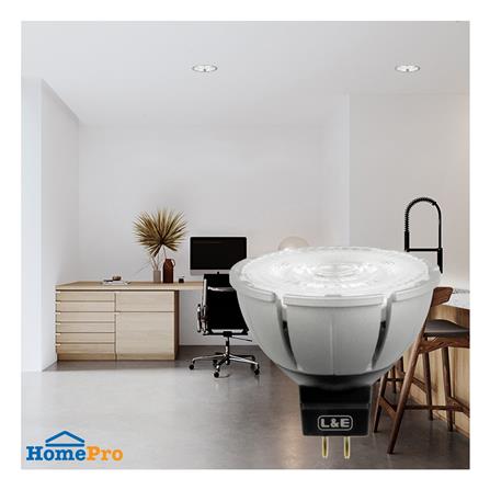 หลอด LED L&E MR16/PAR DIM 12V 24D 7.5 วัตต์ COOL WHITE GU5.3_5