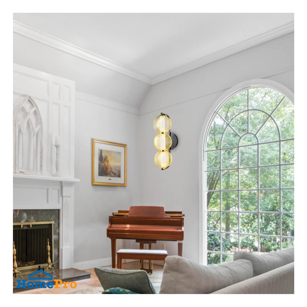 ไฟกิ่งภายใน LED LUMAX 01-A0257 WARM WHITE สีดำ/ทอง 1 หัว