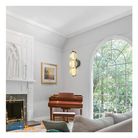 ไฟกิ่งภายใน LED LUMAX 01-A0257 WARM WHITE สีดำ/ทอง 1 หัว_2