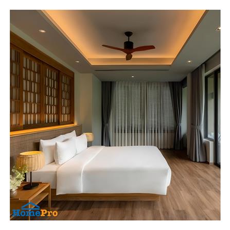 พัดลมไม่มีโคมไฟ MR.KEN 25-01864 40 นิ้ว สีน้ำตาล/ดำ_3