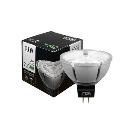 หลอด LED L&E MR16/PAR DIM 12V 60D 7.5 วัตต์ COOL WHITE GU5.3_4