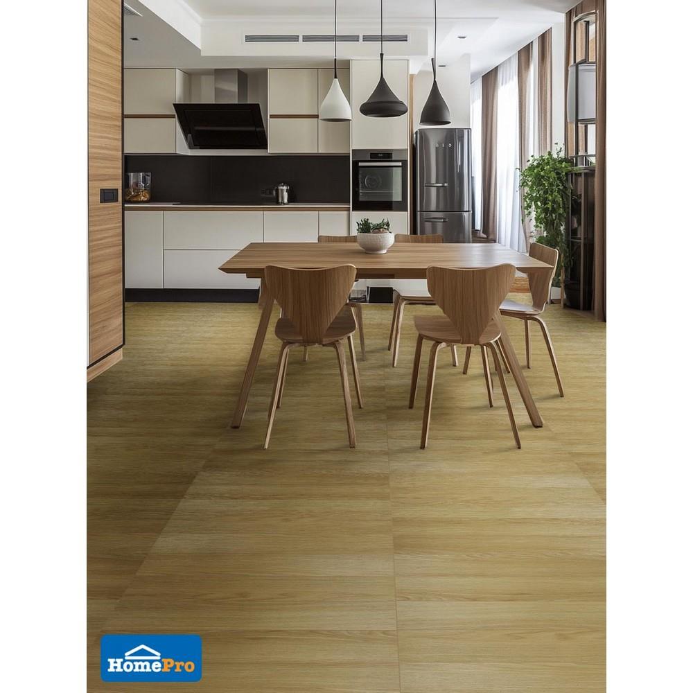 กระเบื้องยางไวนิล 15x91 ซม. TARA CLICK LOCK บรีช บราวน์