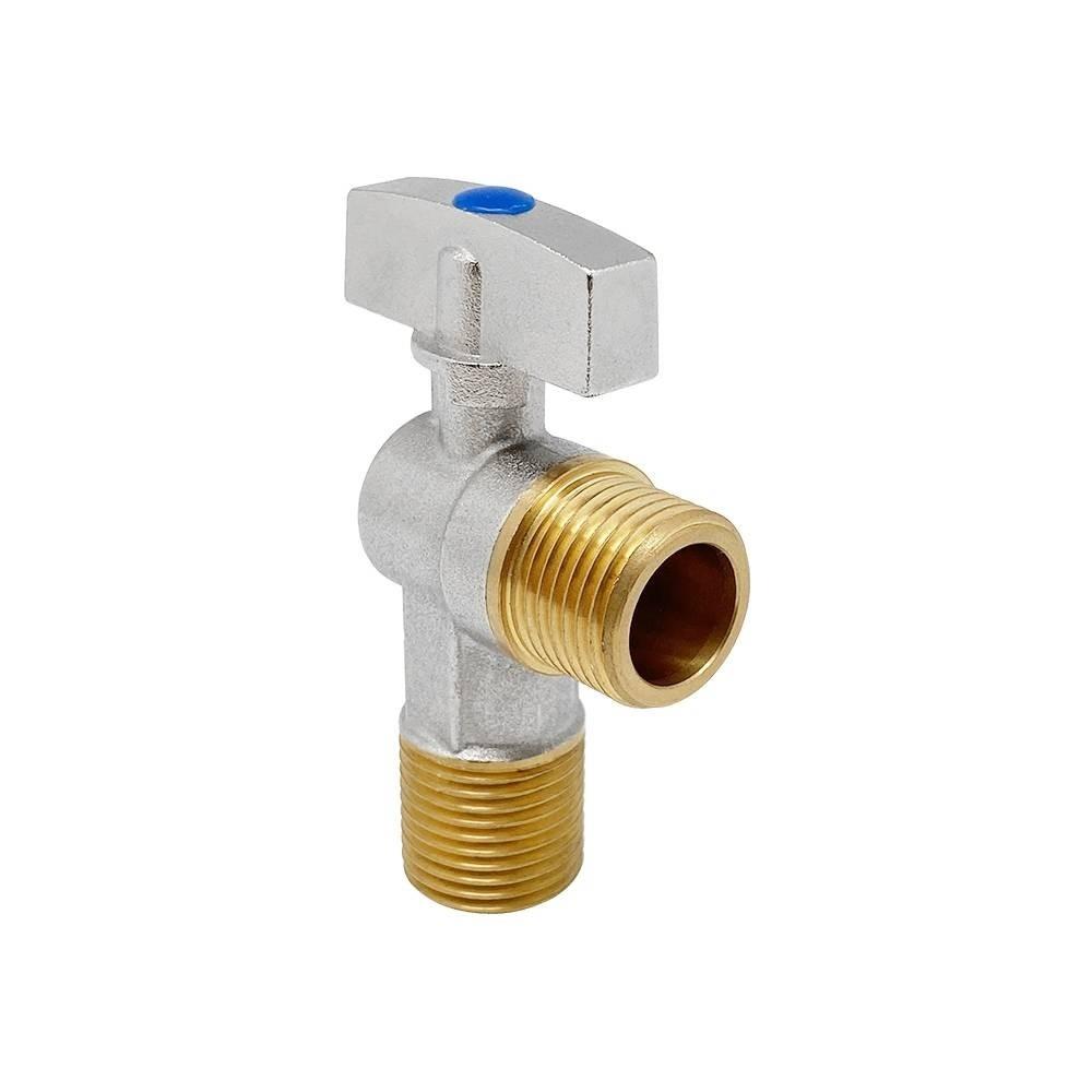 มินิบอลวาวล์ฉาก DEXZON 1/2 นิ้ว สีโครม