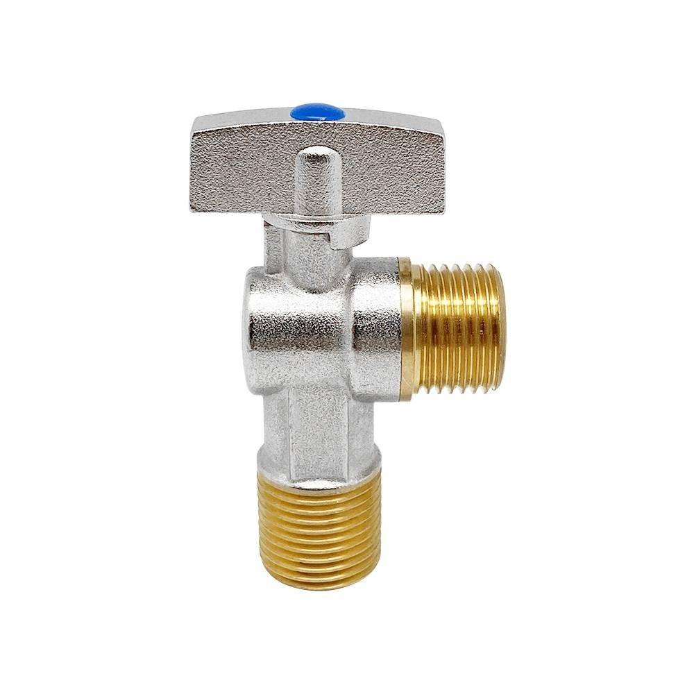 มินิบอลวาวล์ฉาก DEXZON 1/2 นิ้ว สีโครม