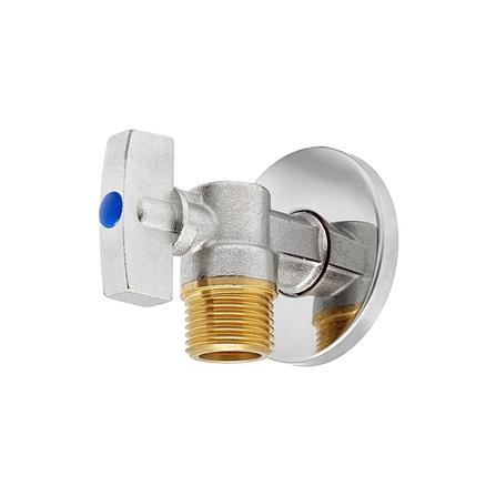 มินิบอลวาวล์ฉาก DEXZON 1/2 นิ้ว สีโครม_0