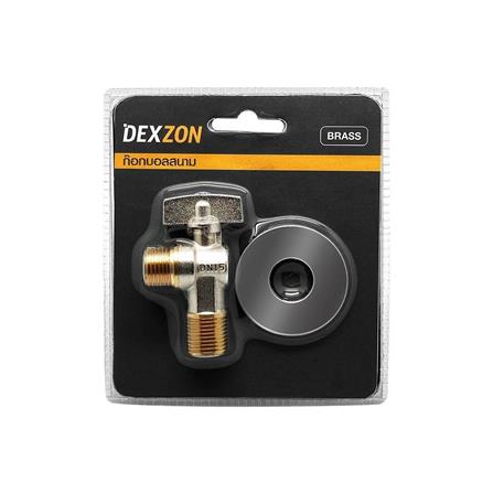 มินิบอลวาวล์ฉาก DEXZON 1/2 นิ้ว สีโครม_4