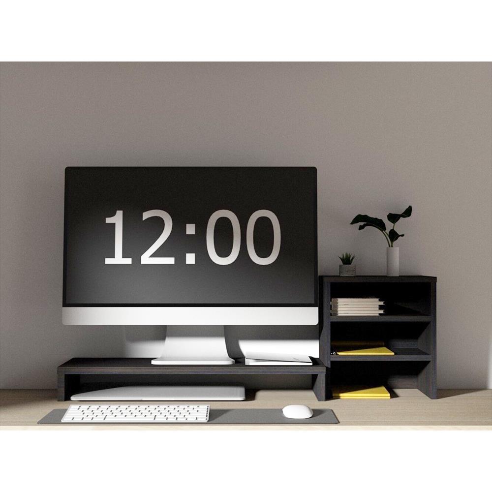 ชั้นวางอุปกรณ์ทำงาน 3 ชั้น LUVORA REGAL 25 ซม. สีน้ำตาลเข้ม