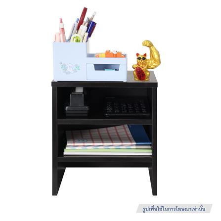 ชั้นวางอุปกรณ์ทำงาน 3 ชั้น LUVORA REGAL 25 ซม. สีน้ำตาลเข้ม_4