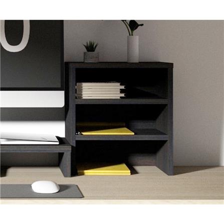 ชั้นวางอุปกรณ์ทำงาน 3 ชั้น LUVORA REGAL 25 ซม. สีน้ำตาลเข้ม_6