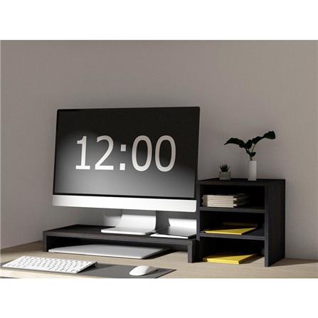 ชั้นวางอุปกรณ์ทำงาน 3 ชั้น LUVORA REGAL 25 ซม. สีน้ำตาลเข้ม_8