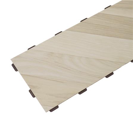 กระเบื้องยางไวนิล 15x91 ซม. TARA CLICK LOCK ไวท์ แอช_5