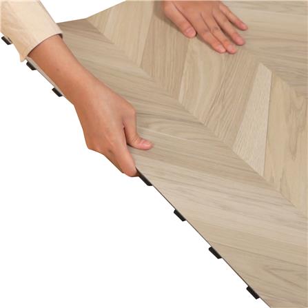 กระเบื้องยางไวนิล 15x91 ซม. TARA CLICK LOCK ไวท์ แอช_9