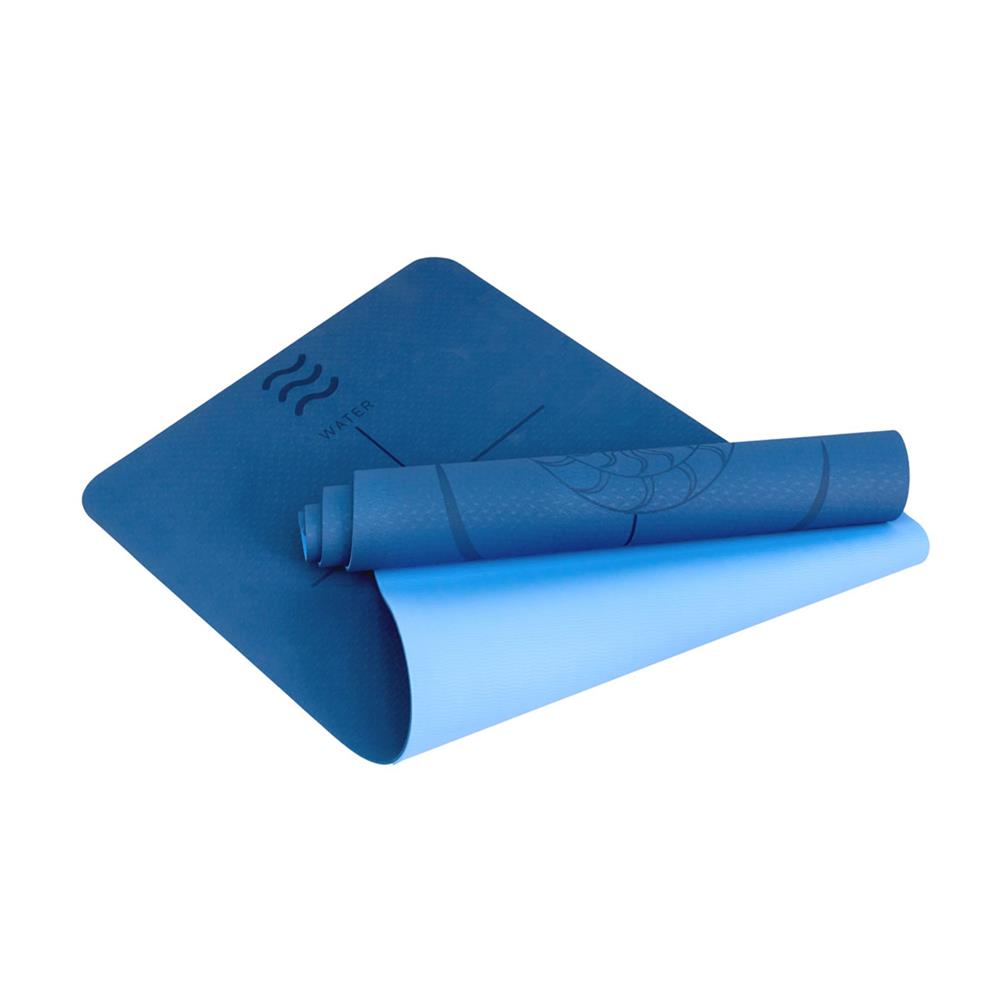 เสื่อโยคะ IRONTEC 5 ELEMENTS สีน้ำเงิน