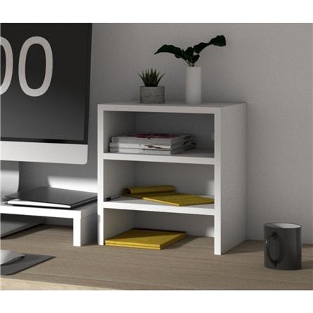 ชั้นวางอุปกรณ์ทำงาน 3 ชั้น LUVORA REGAL 25 ซม. สีขาว_6