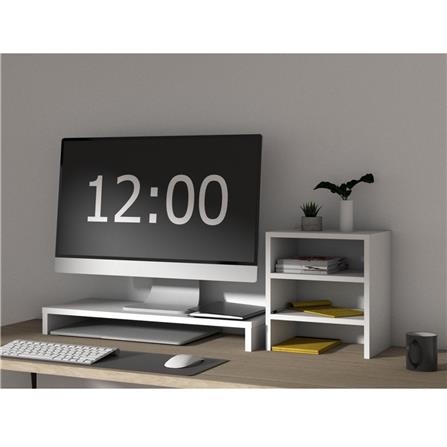 ชั้นวางอุปกรณ์ทำงาน 3 ชั้น LUVORA REGAL 25 ซม. สีขาว_8