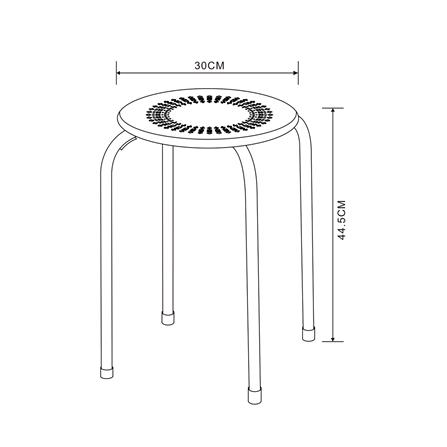 เก้าอี้ FURDINI MATH SC99001 สีเขียว_5