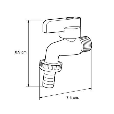 มินิก๊อกบอล DEXZON 1/2 นิ้ว สีโครม_5