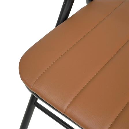 เก้าอี้ FURDINI MELON PU สีน้ำตาล_4