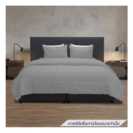 ชุดผ้าปูที่นอน 6 ฟุต 6 ชิ้น PICASSO BASIC ENJOY สี GREY_0