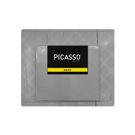 ชุดผ้าปูที่นอน 6 ฟุต 6 ชิ้น PICASSO BASIC ENJOY สี GREY_5