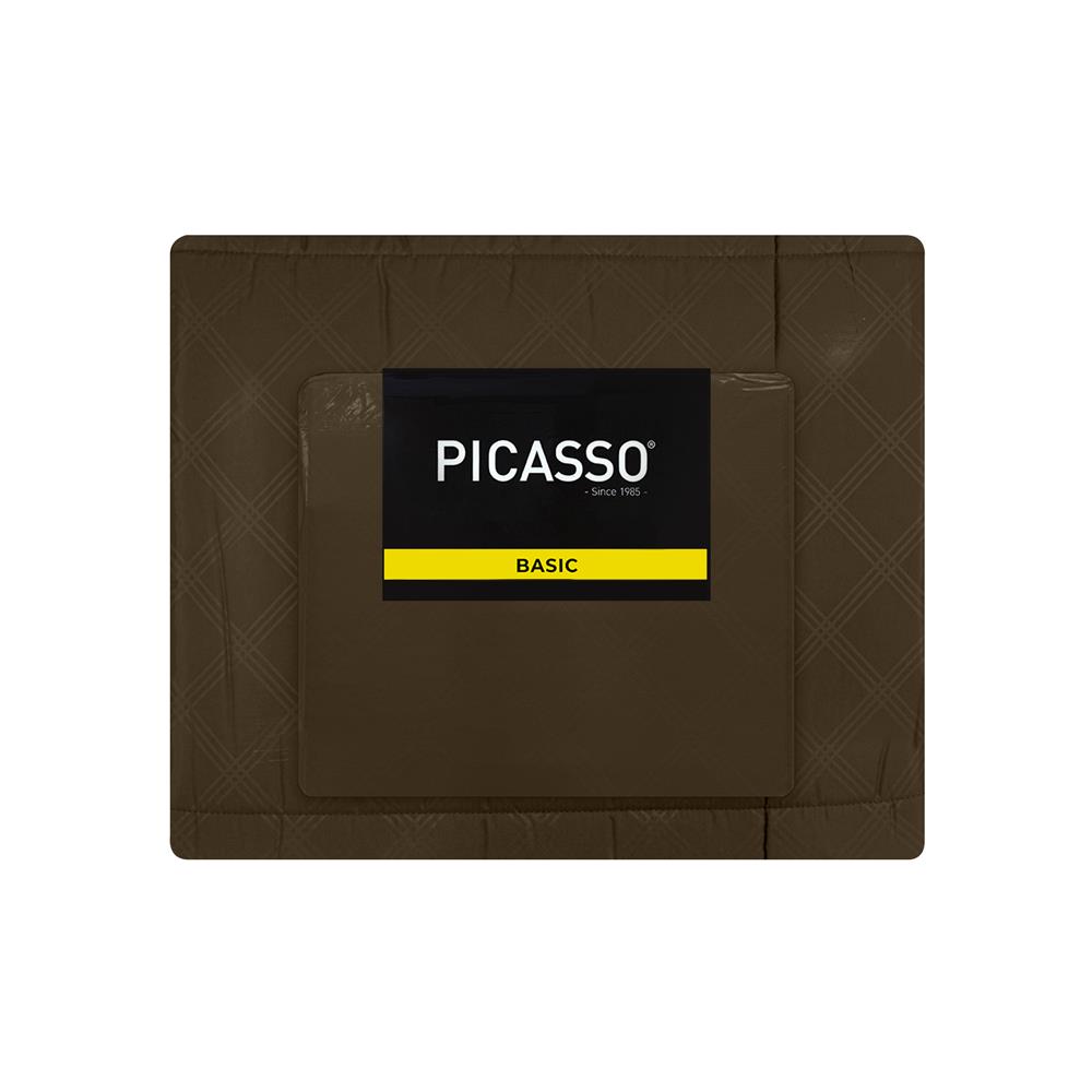 ชุดผ้าปูที่นอน 6 ฟุต 6 ชิ้น PICASSO BASIC ENJOY สี BROWN