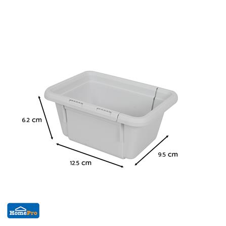 กล่องเก็บของปรับขนาดได้ KECH BEFIT SIZE S สีเทา_6