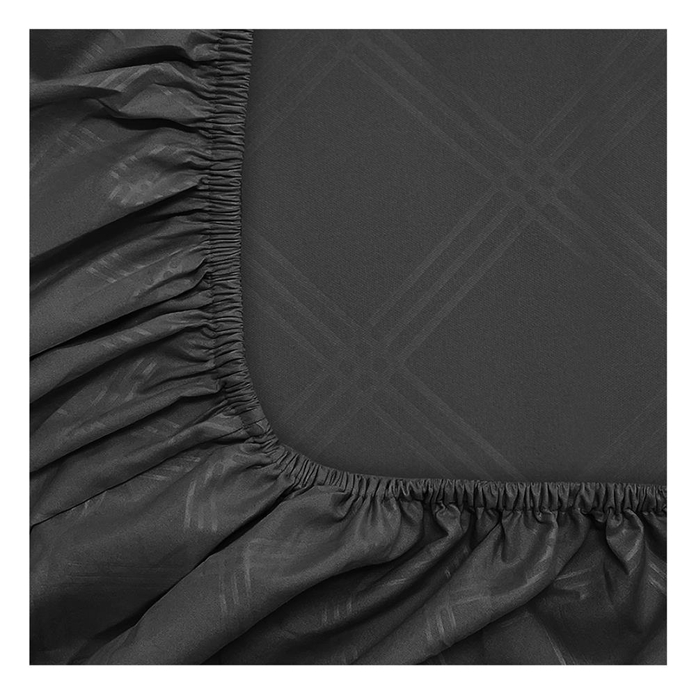 ชุดผ้าปูที่นอน 6 ฟุต 6 ชิ้น PICASSO BASIC ENJOY สี DARK GREY