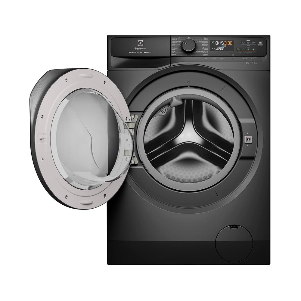 เครื่องซักอบผ้าฝาหน้าพร้อมขาตั้ง ELECTROLUX EWW1023P5SC 10/7 กก. 1200RPM อินเวอร์เตอร์ สีเทาเข้ม