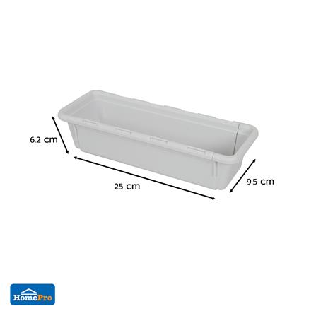 กล่องเก็บของปรับขนาดได้ KECH BEFIT SIZE M สีเทา_6