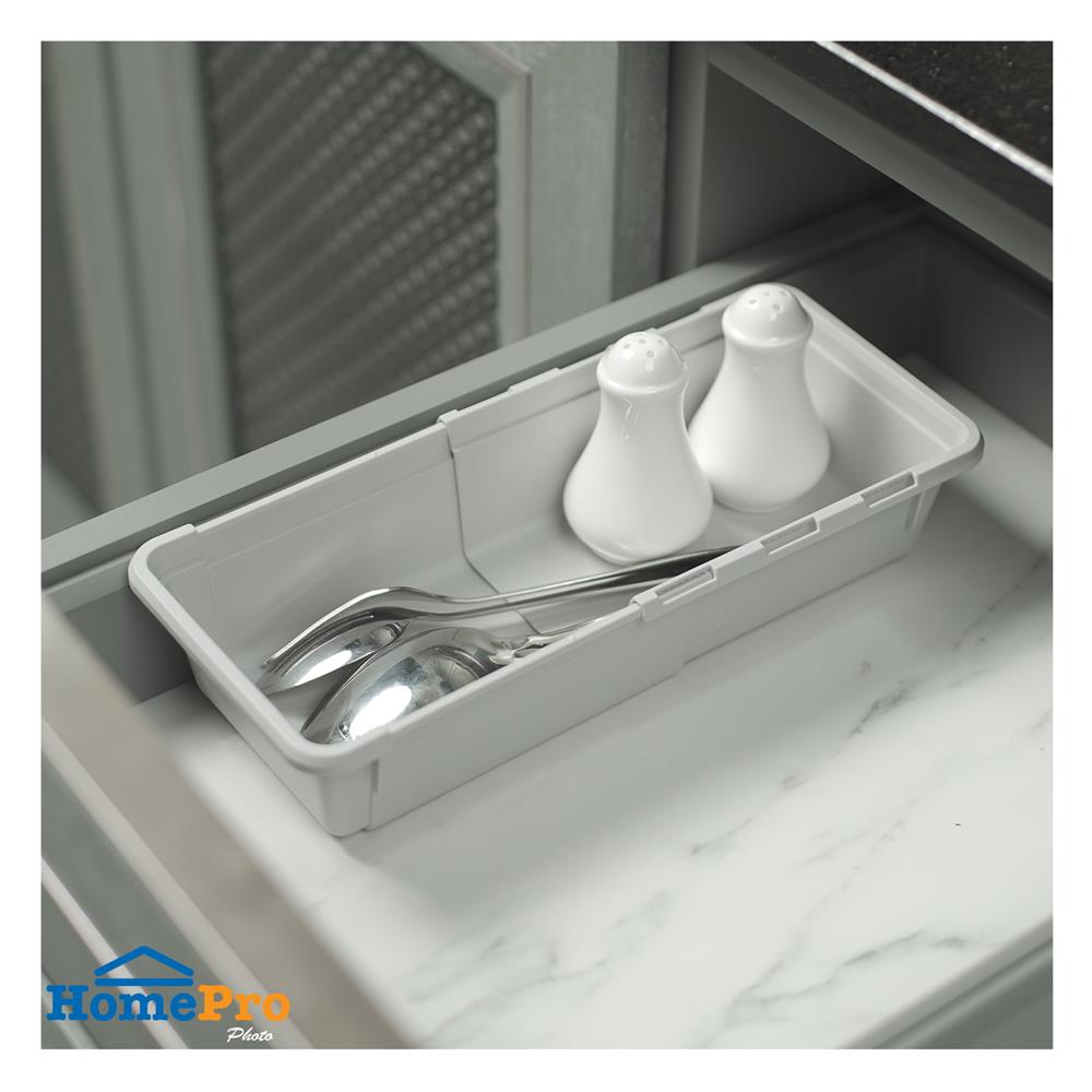 กล่องเก็บของปรับขนาดได้ KECH BEFIT SIZE L สีเทา