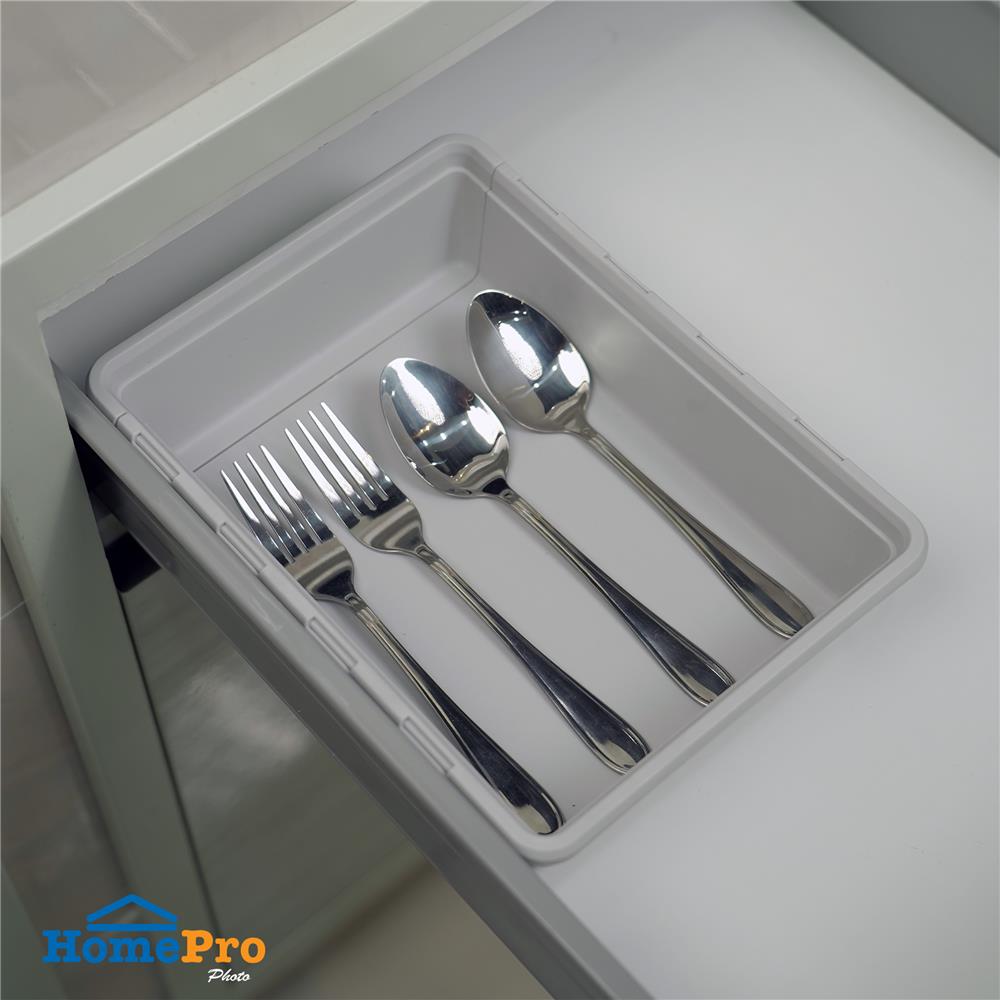 กล่องเก็บของปรับขนาดได้ KECH BEFIT SIZE XL สีเทา